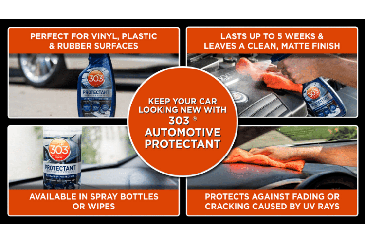 303 Automotive UV Protectant Wipes